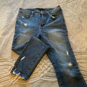 Risen skinny jeans
